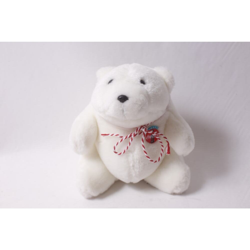 1990s Always Coca-Cola Plush Polar Bear Christmas Collectible ~ 260325-WH 1038